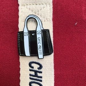 Chic Pretty Small Red Crossbody Handbag | New In Box